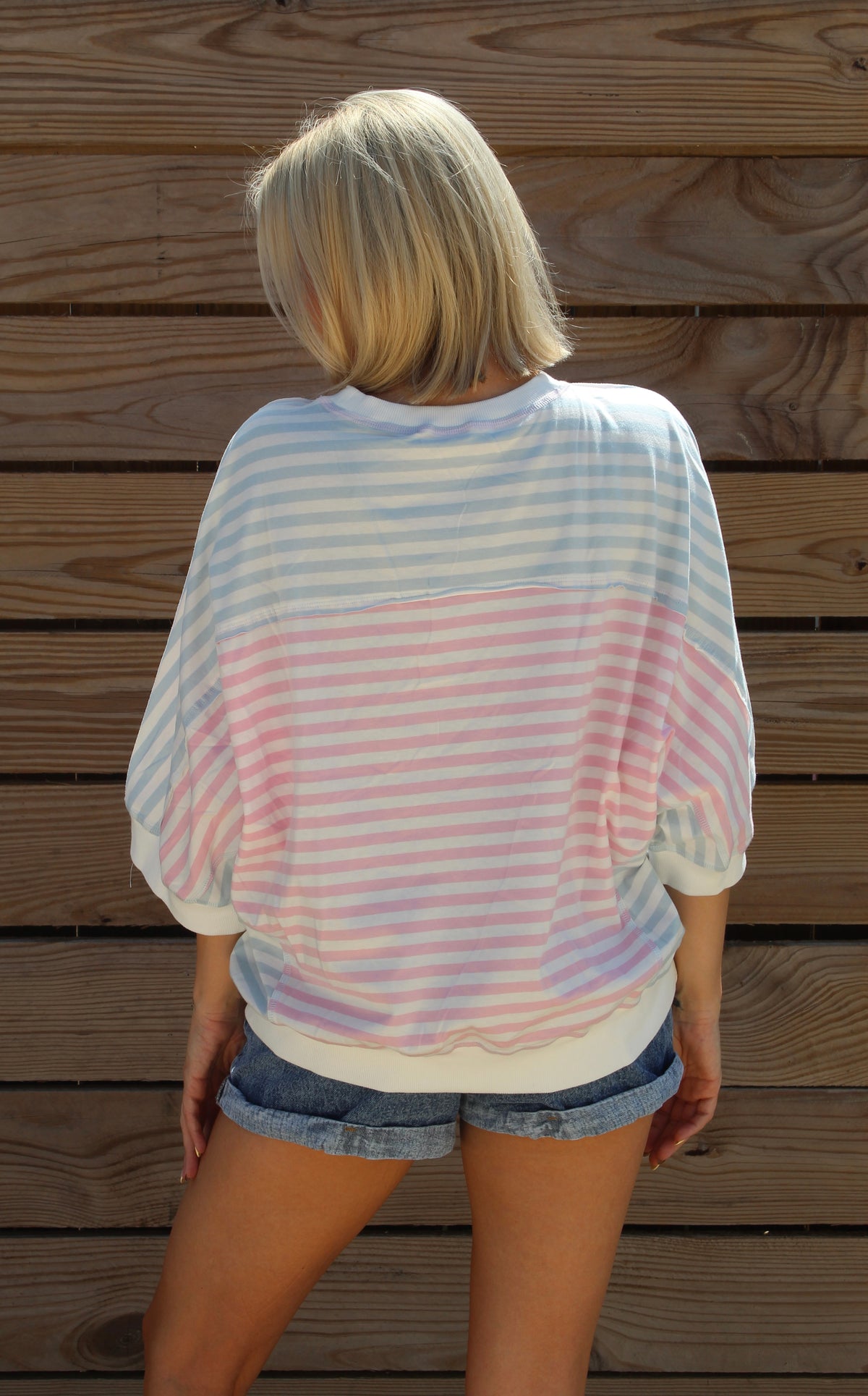Oversized Striped Tee